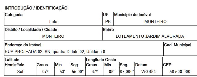 Imóvel da Caixa em MONTEIRO / PB - 10006944