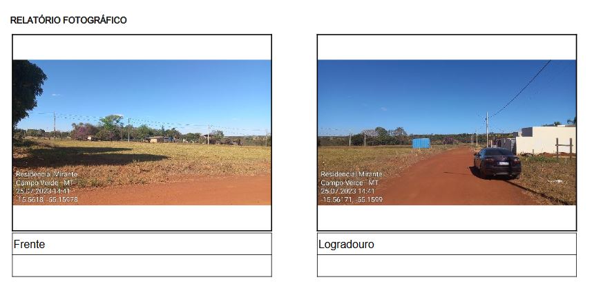 Terreno Caixa em CAMPO VERDE / MT - 10170130