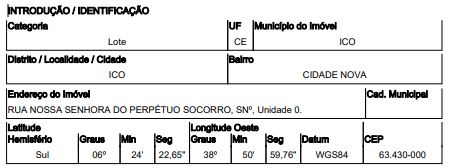 Imóvel da Caixa em ICO / CE - 10214786