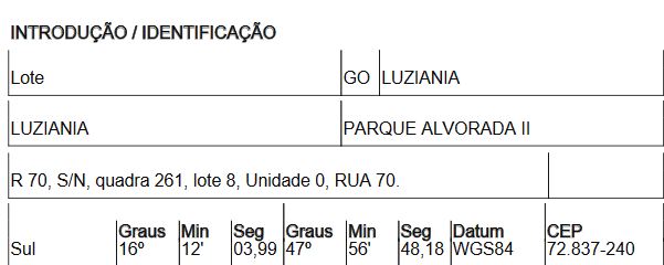 Terreno Caixa em LUZIANIA / GO - 1444404542231