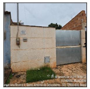 Casa da Caixa em SANTO ANTONIO DO DESCOBERTO / GO - 8444425000037