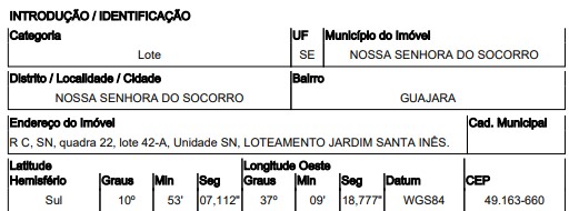 Imóvel da Caixa em NOSSA SENHORA DO SOCORRO / SE - 8444425691820