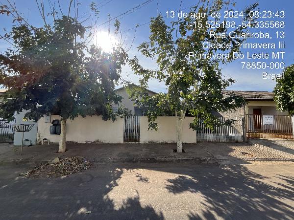 Imóvel da Caixa em PRIMAVERA DO LESTE / MT - 8555508141691
