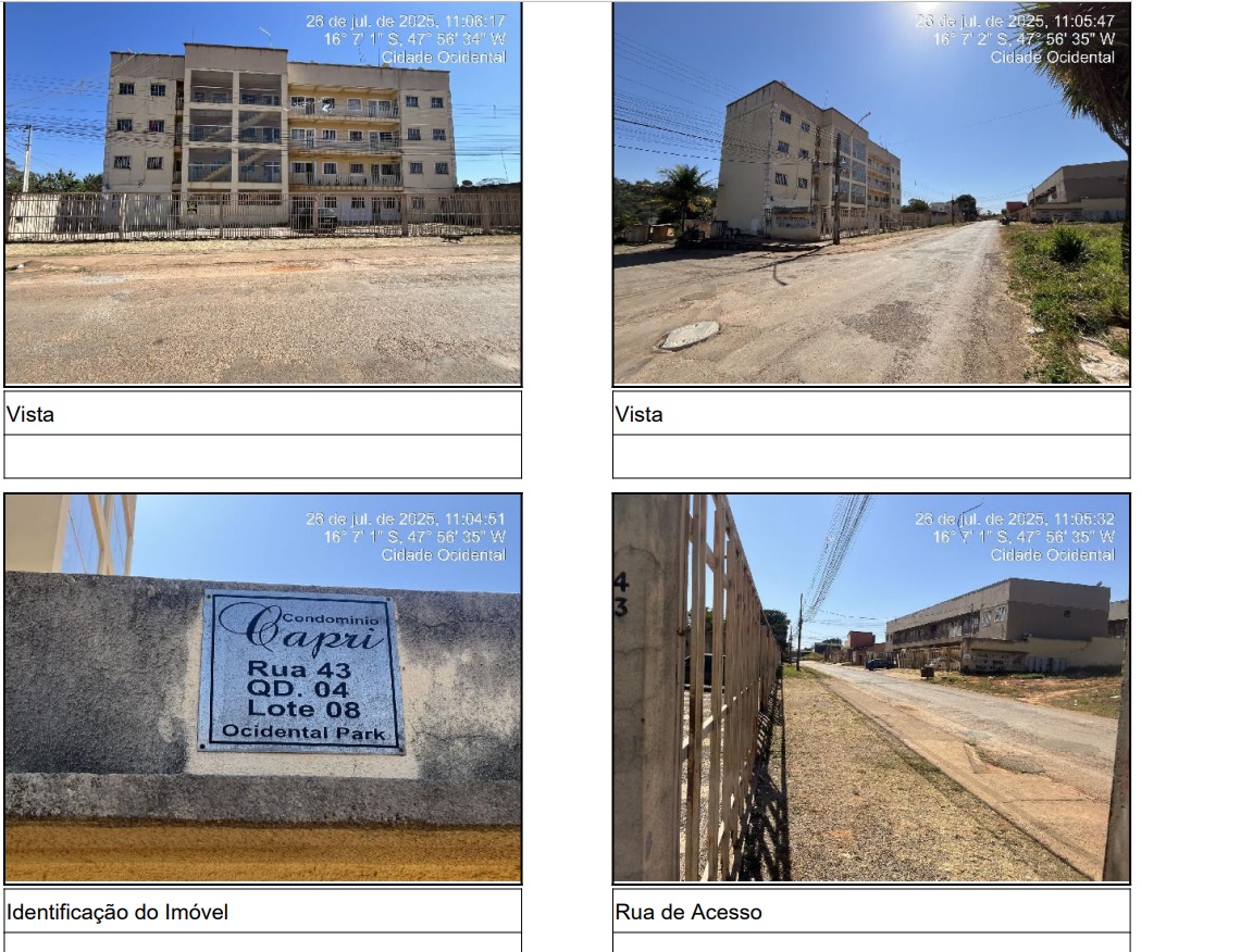 Apartamento Caixa em CIDADE OCIDENTAL / GO - 8555531184768