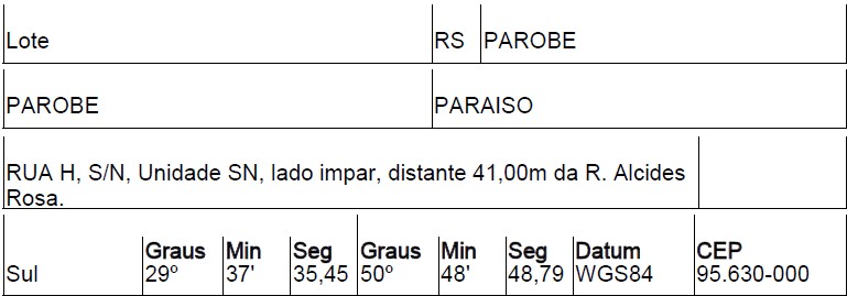 Imóvel da Caixa em PAROBE / RS - 10164105