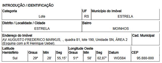 Imóvel da Caixa em ESTRELA / RS - 10174034