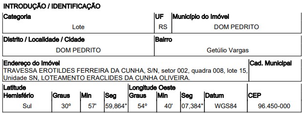 Imóvel da Caixa em DOM PEDRITO / RS - 10202963