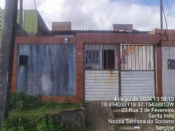 Imóvel da Caixa em NOSSA SENHORA DO SOCORRO / SE - 8444415473277