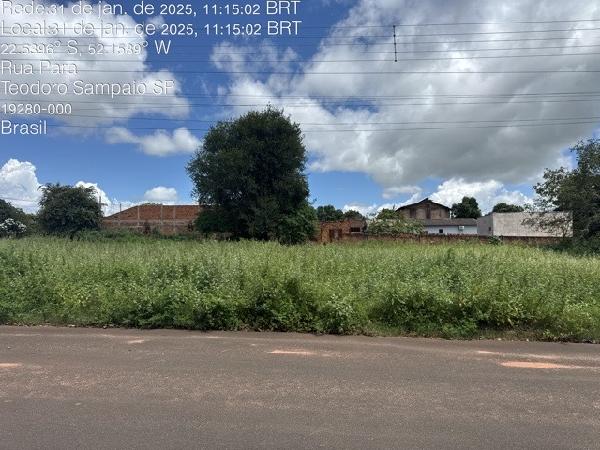 Terreno da Caixa em TEODORO SAMPAIO / SP - 8444429303832