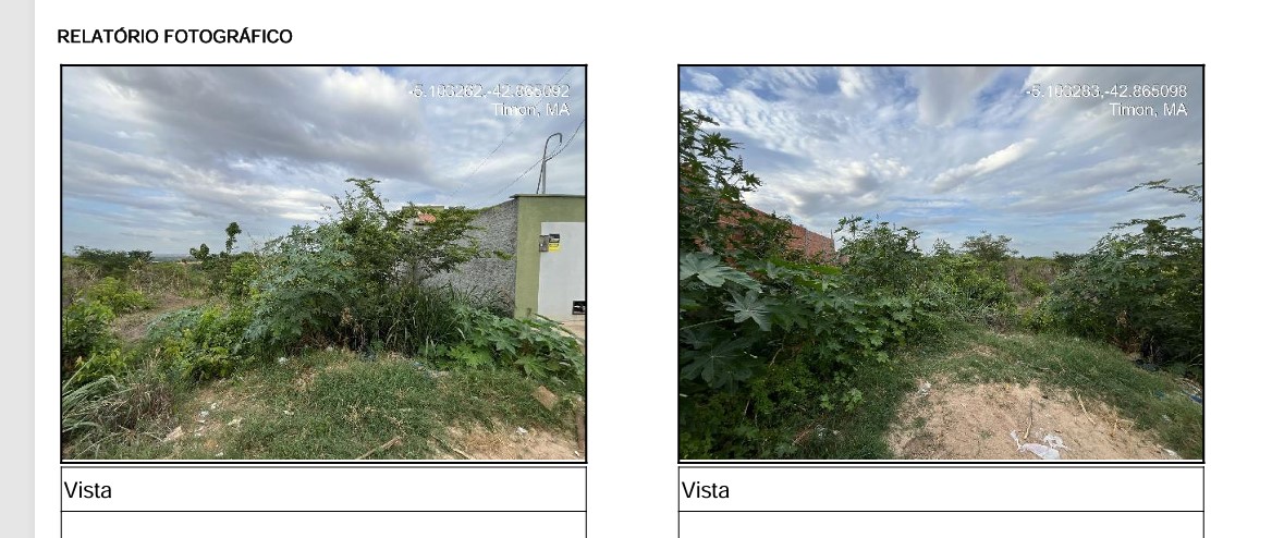 Terreno da Caixa em TIMON / MA - 10304798