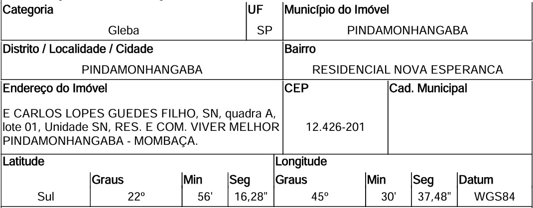 Gleba da Caixa em PINDAMONHANGABA / SP - 10300975